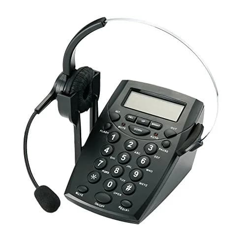 Benotek Landline Phone Headset with Noise Cancellation & Dialpad | Office & Home Use thumbnail 2