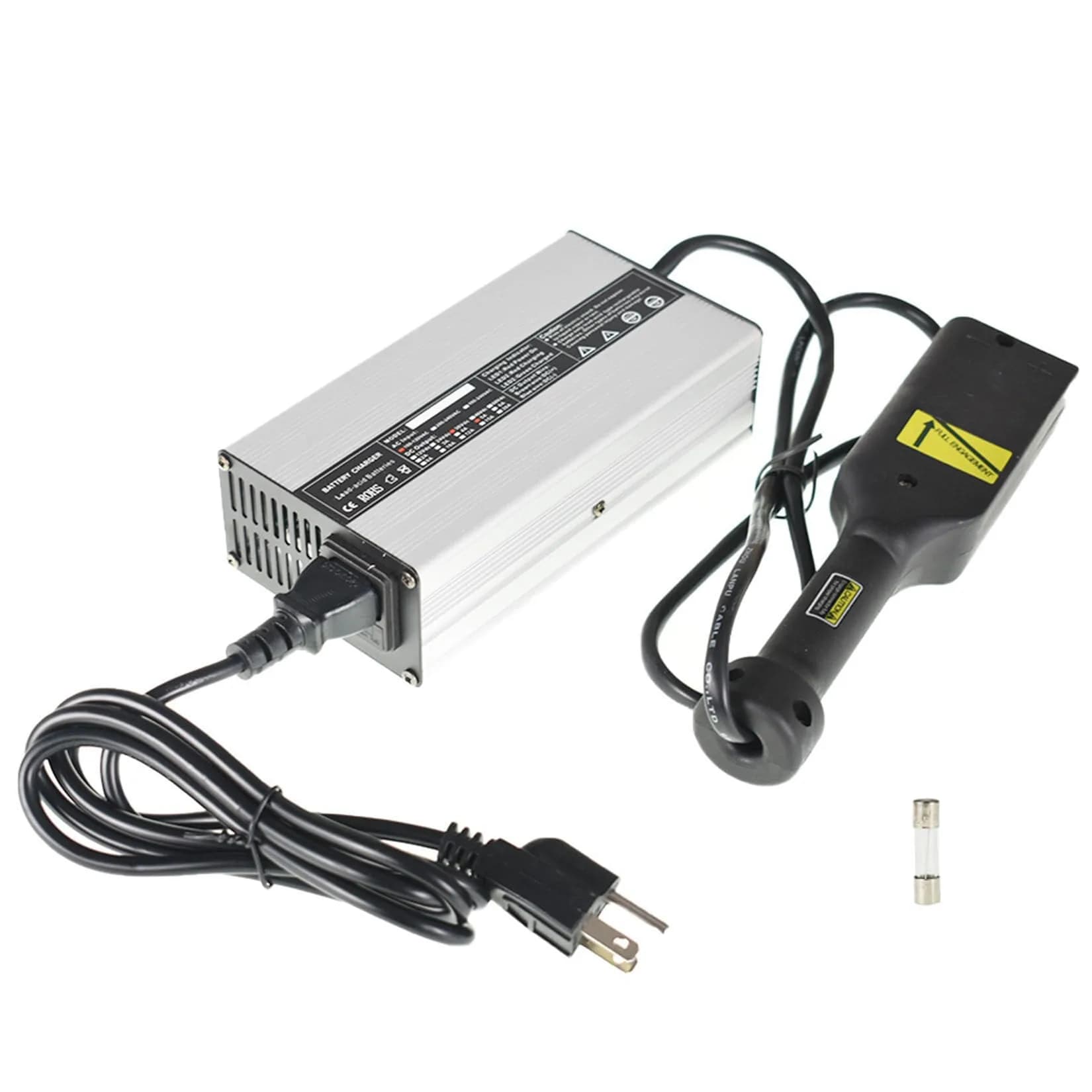 findmall 36 Volt 5 Amp Battery Charger Replacement for EZGO TXT Medalist | Lead-acid Battery Compatible — gray