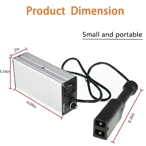 findmall 36 Volt 5 Amp Battery Charger Replacement for EZGO TXT Medalist | Lead-acid Battery Compatible thumbnail 4