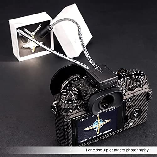 JJC 10" Long Portable Shoe-Mount LED Macro Arm Light | 26cm (10") Total Length, 23cm (9.1") Flexible Arm thumbnail 7