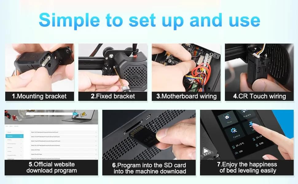 Comgrow Creality CR Touch Auto Bed Leveling Sensor Kit for 3D Printer with Metal Push Pin | High Precision, Long Service Life thumbnail 10
