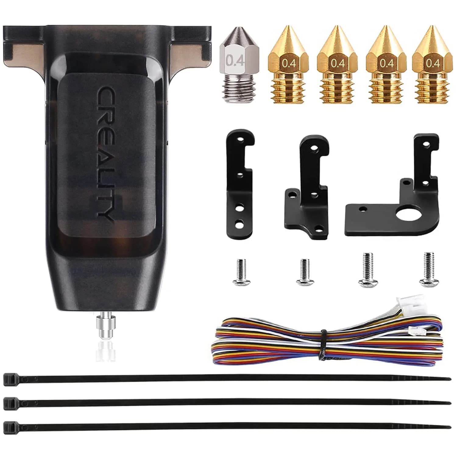Comgrow Creality CR Touch Auto Bed Leveling Sensor Kit for 3D Printer with Metal Push Pin | High Precision, Long Service Life — Black