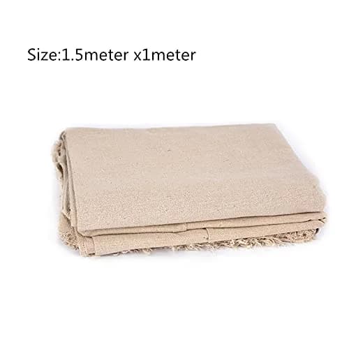 SoClaay Pottery Special Linen Hessian Cotton Linen Tablecloth 1.5x1m | Durable, Machine Washable thumbnail 3