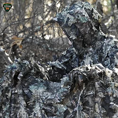 Titan 3D Leafy Gloves for Leafy Suit | Lightweight Camouflage Gloves for Hunting & Shooting thumbnail 4