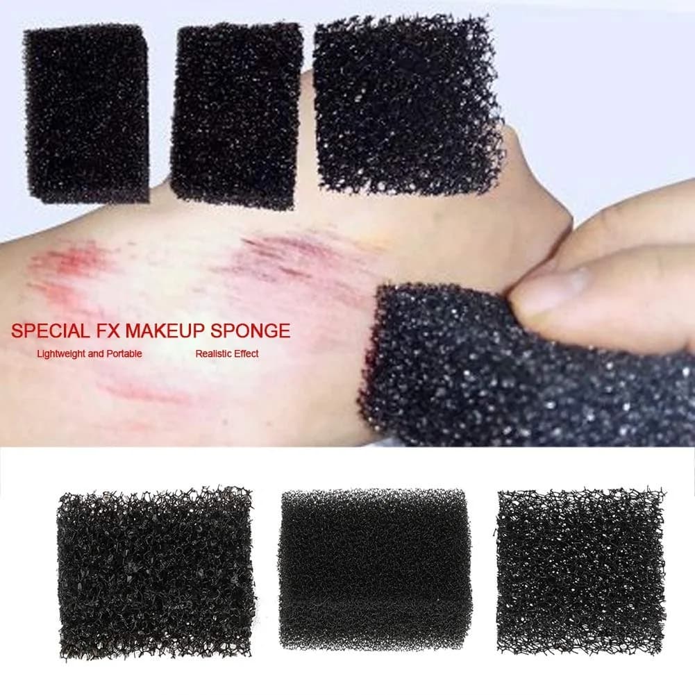MEICOLY 6 Color Bruise Wheel Special Effects Makeup Kit | 10g (0.35 oz) Palette with 3 Stipple Sponges - view 6