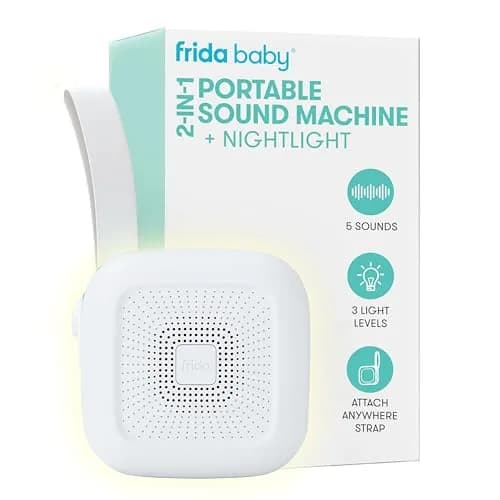 Frida Baby 2-in-1 Portable Sound Machine + Nightlight, White Noise | 18cm (7")H thumbnail 1