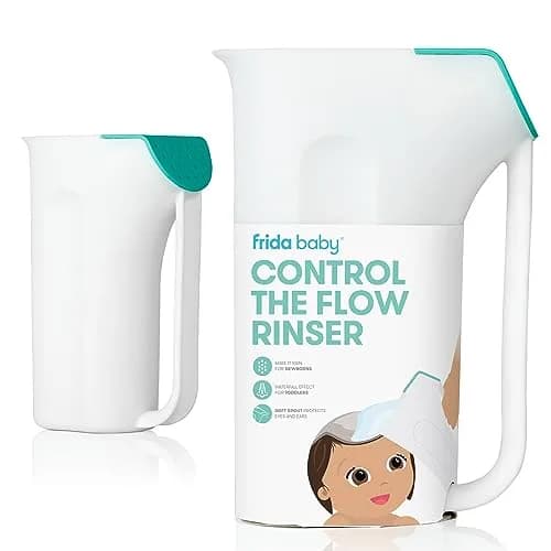 Frida Baby Control The Flow Bath Rinse Cup 710ml (24 Ounces) | Tear-Free Hair and Body Rinser with Dual Pour Spout thumbnail 1