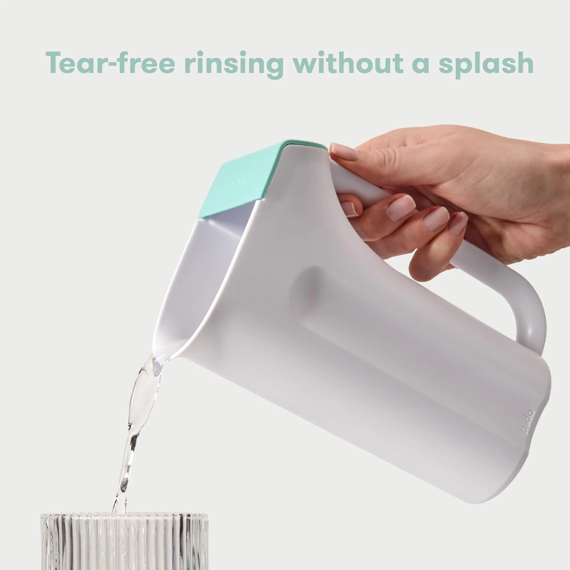 Frida Baby Control The Flow Bath Rinse Cup 710ml (24 Ounces) | Tear-Free Hair and Body Rinser with Dual Pour Spout - view 2
