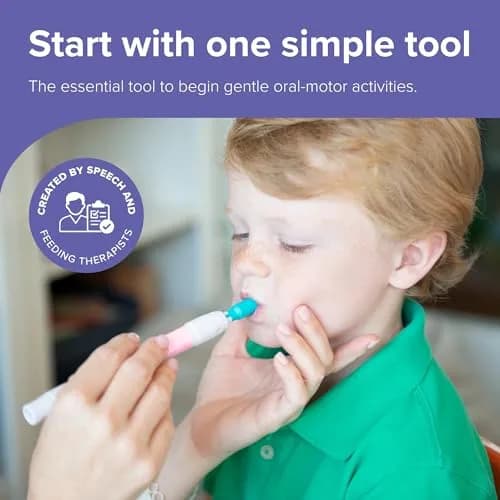 TalkTools Sensi Oral Motor Therapy Essential Vibration Tool with Chewy Tip for Speech & Feeding Development (Pink) thumbnail 2
