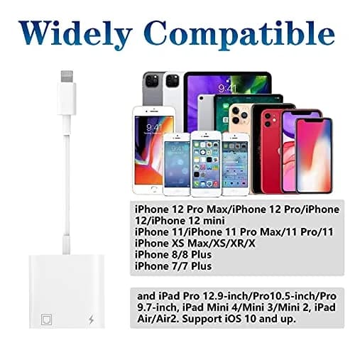 DESOFICON Lightning to Ethernet Adapter 2 in 1 | Fast Ethernet & Charge Port for iPhone/iPad (0.5kg, 9.7in) thumbnail 5