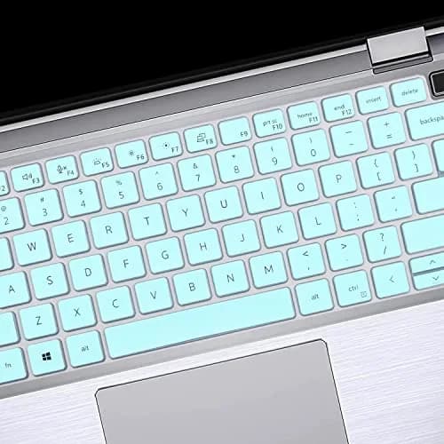 MUBUY-GOL Keyboard Cover for Dell Latitude 14" & 15.6" | Waterproof Silicone, Dustproof, Washable, US Layout, Hot Blue thumbnail 4