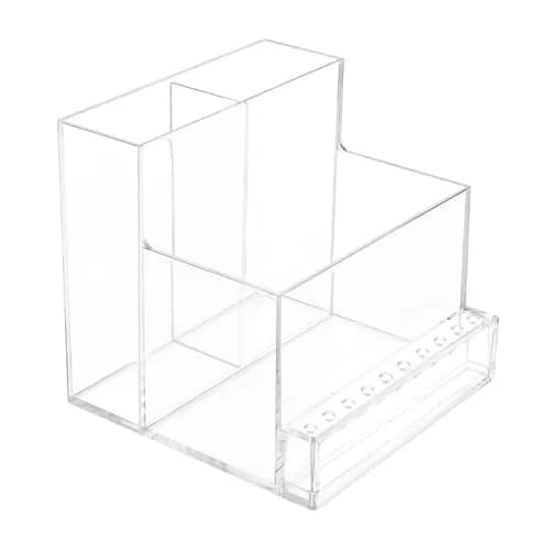 FRCOLOR Nail Drill Grinding Bit Holder Box | Nail Art Storage Organizer 10.3x9.7cm thumbnail 1