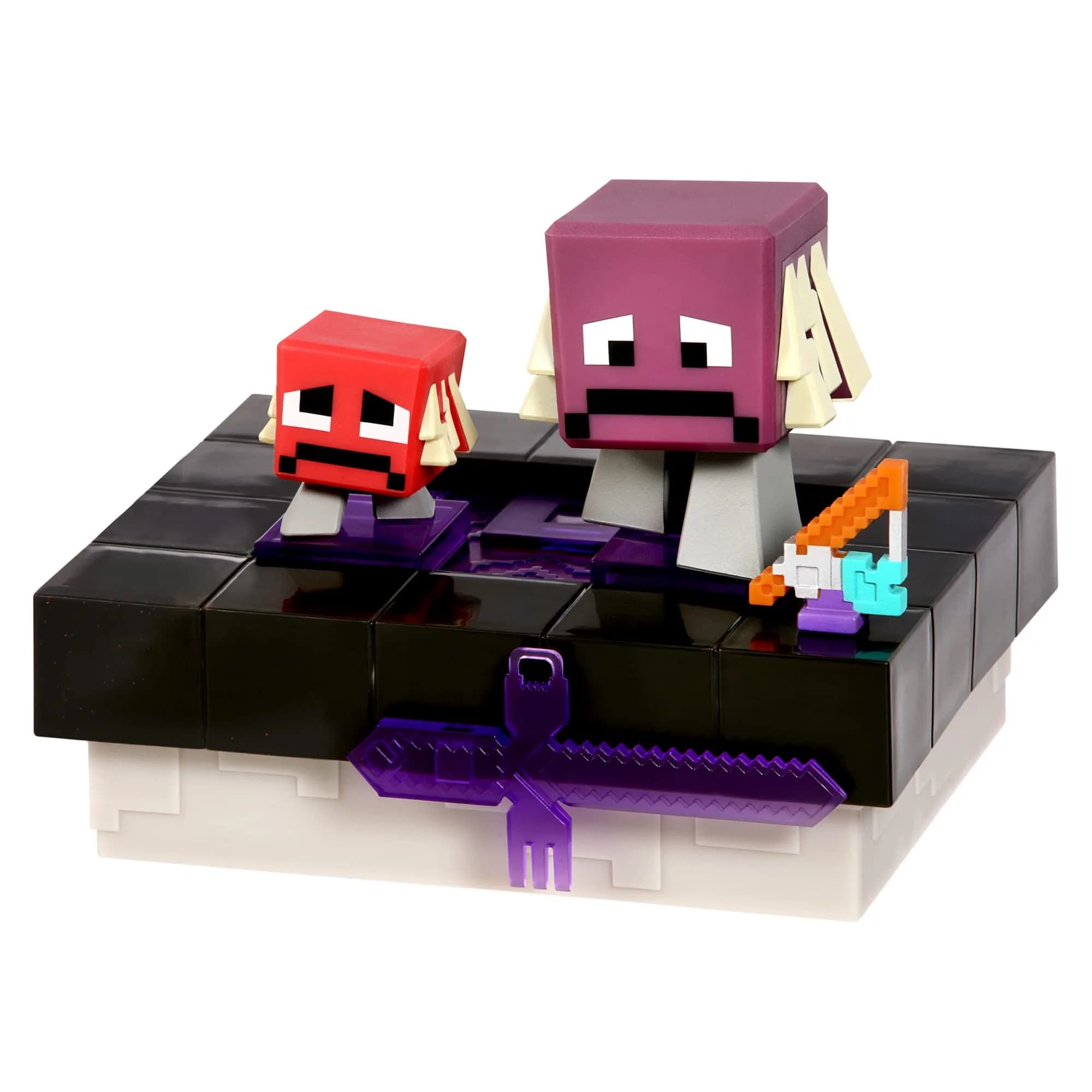 Treasure X Minecraft Nether Portal Craft Playset with 2 Figures | ASTM-Tested Toy - main product image