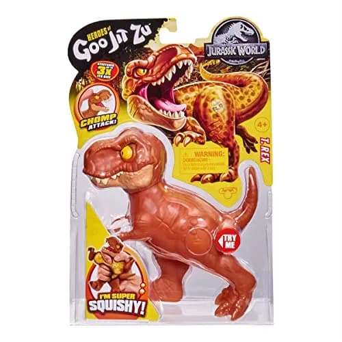 Akedo Heroes of Goo Jit Zu Jurassic World T. Rex Stretch Toy 12 x 6 x 14 cm | Stretchy Dinosaur thumbnail 2