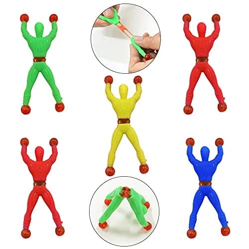 PPXMEEUDC 27PCS Multi-color Multi-style Stretchy Sticky Toys | Fun Party Favors for Kids thumbnail 6