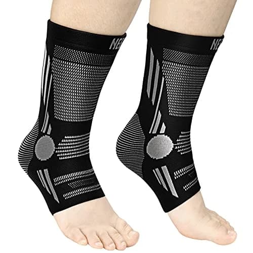 NEENCA Foot & Ankle Brace Socks for Sprained-Ankle Compression Sleeves Set | Medical Grade Support for Pain Relief & Sports Protection thumbnail 1
