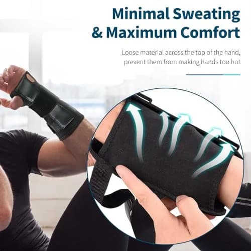 PKSTONE Carpal Tunnel Wrist Brace S/M (Black) | Adjustable Support for Left & Right Hand thumbnail 5