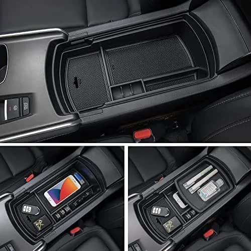 PIMCAR Center Console Organizer for Honda Accord 2018 2022 ABS Plastic Material | Extra Storage & Cord Routing thumbnail 8
