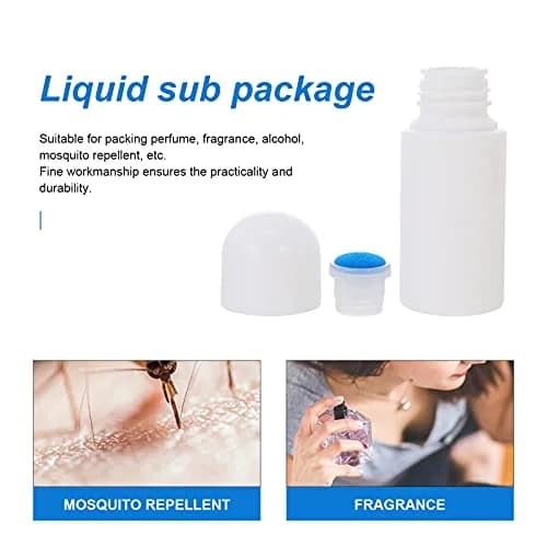 Lurrose Sponge Applicator Bottles 50ml (1.7 fl oz) Each | Pack of 8 Refillable Cosmetic Containers thumbnail 8