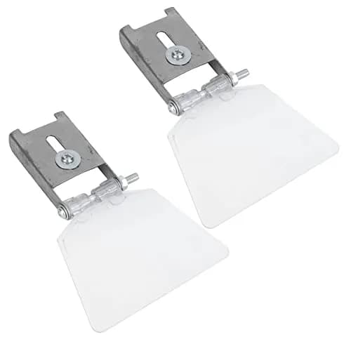 Longzhuo Bench Grinder Eye Shields 2 Pcs | 110mm (4.3in) x 78mm (3.1in) Stainless Steel Safety Guards thumbnail 7