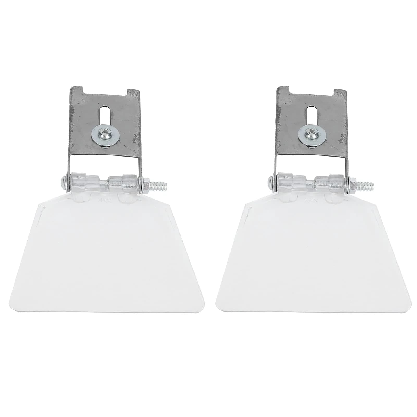 Longzhuo Bench Grinder Eye Shields 2 Pcs | 110mm (4.3in) x 78mm (3.1in) Stainless Steel Safety Guards - view 8