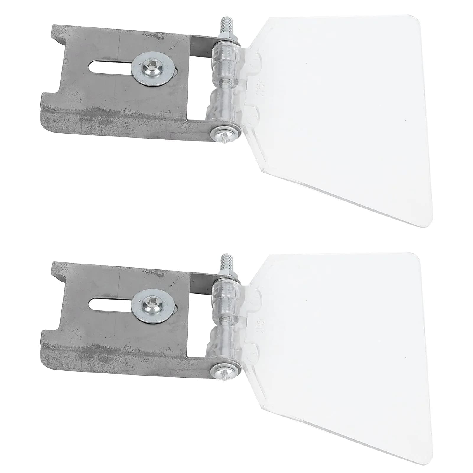 Longzhuo Bench Grinder Eye Shields 2 Pcs | 110mm (4.3in) x 78mm (3.1in) Stainless Steel Safety Guards - view 9