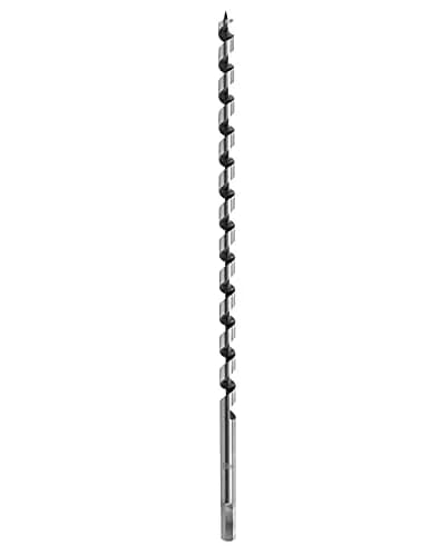 QWORK 1/2 Inch x 16 Inch Auger Drill Bit for Wood | 12.7mm (1/2") x 40.6cm (16") thumbnail 1