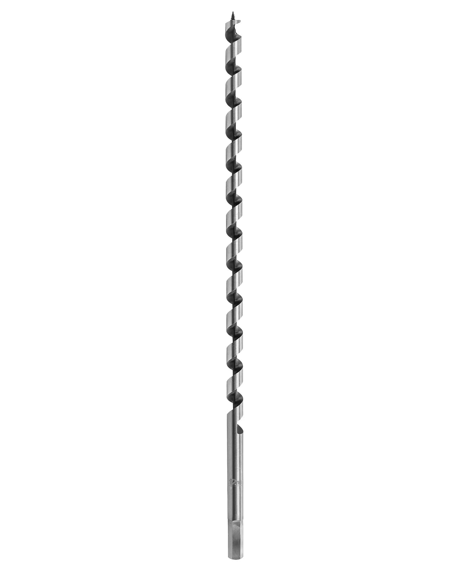QWORK 1/2 Inch x 16 Inch Auger Drill Bit for Wood | 12.7mm (1/2") x 40.6cm (16") - main product image
