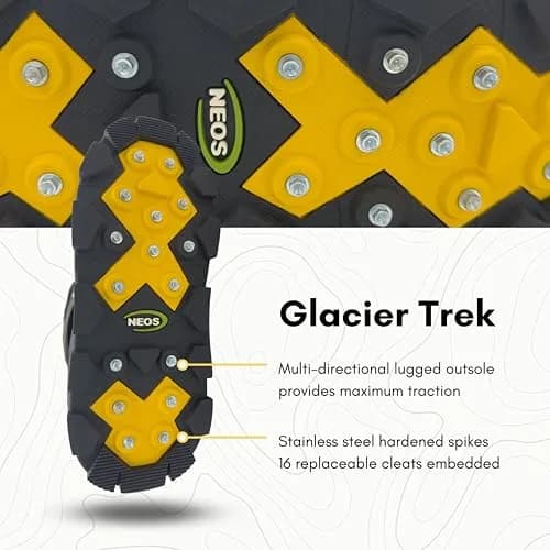 NEOS 15 Navigator-Glacier Trek Spk, Size: M | Waterproof Windproof Hiking Boot with 32 Replaceable Cleats thumbnail 4