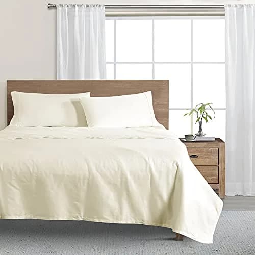 WellBeing 300-Thread-Count Oxywash Sheet Set, Full | Soft, Sustainable & Machine Washable thumbnail 1