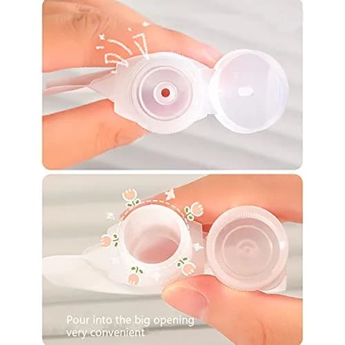 CKLJTL Portable Travel Fluid Makeup Packing Bag 10 Pcs (30ml, 50ml, 100ml) | Refillable Cosmetic Pouch Set thumbnail 6
