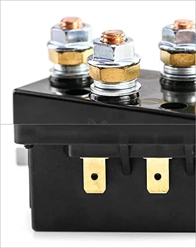 QWORK 12V 500A Winch Relay Solenoid | 8000-15000lb ATV UTV SUV 4x4 Control thumbnail 5