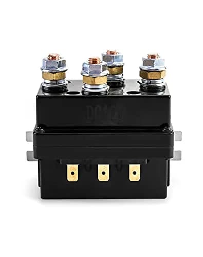 QWORK 12V 500A Winch Relay Solenoid | 8000-15000lb ATV UTV SUV 4x4 Control thumbnail 3