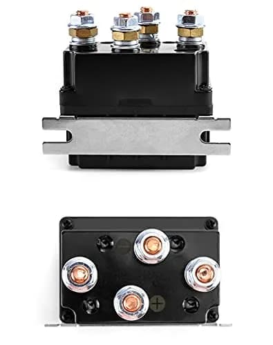 QWORK 12V 500A Winch Relay Solenoid | 8000-15000lb ATV UTV SUV 4x4 Control thumbnail 4