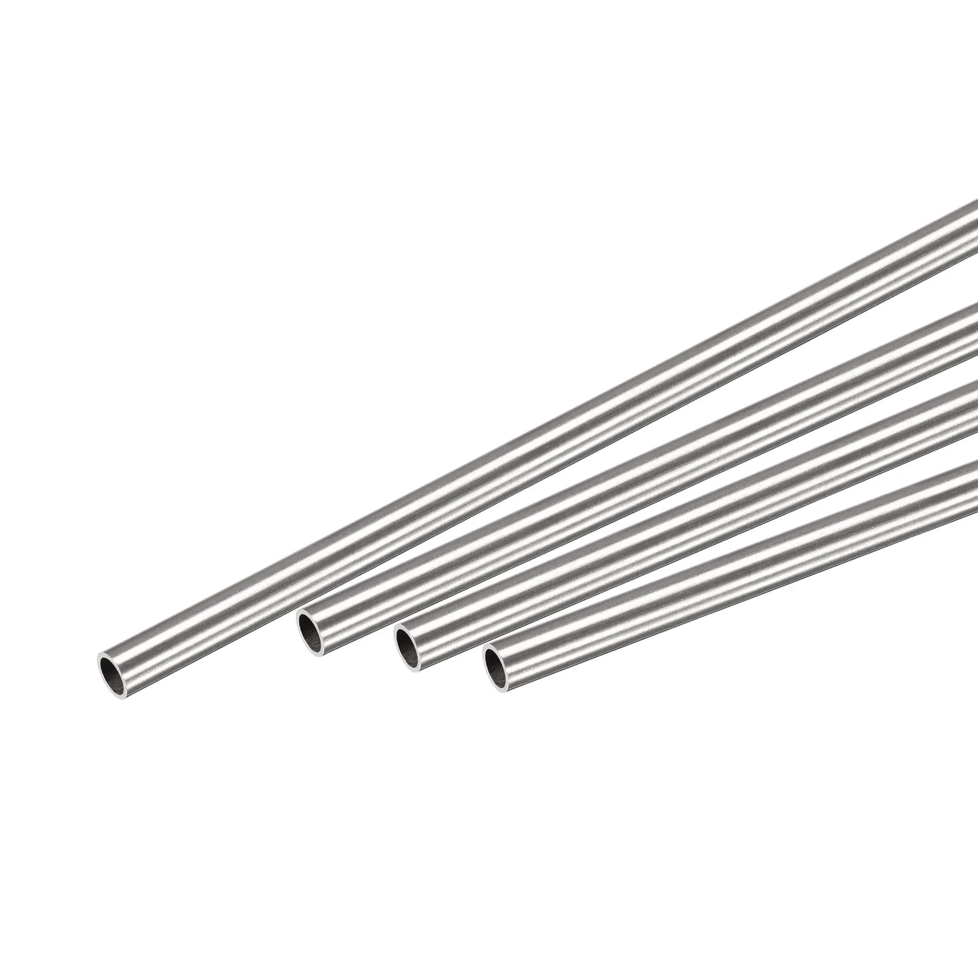 uxcell 304 Stainless Steel Round Tube 4mm OD 0.5mm Wall 300mm | Seamless, Durable, Precision-Grade - main product image