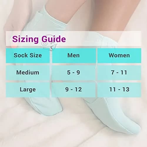 Zomaple Cold Therapy Socks with Gel Packs for Neuropathy & Hot Feet Comfort, Large (2-Pack) thumbnail 6