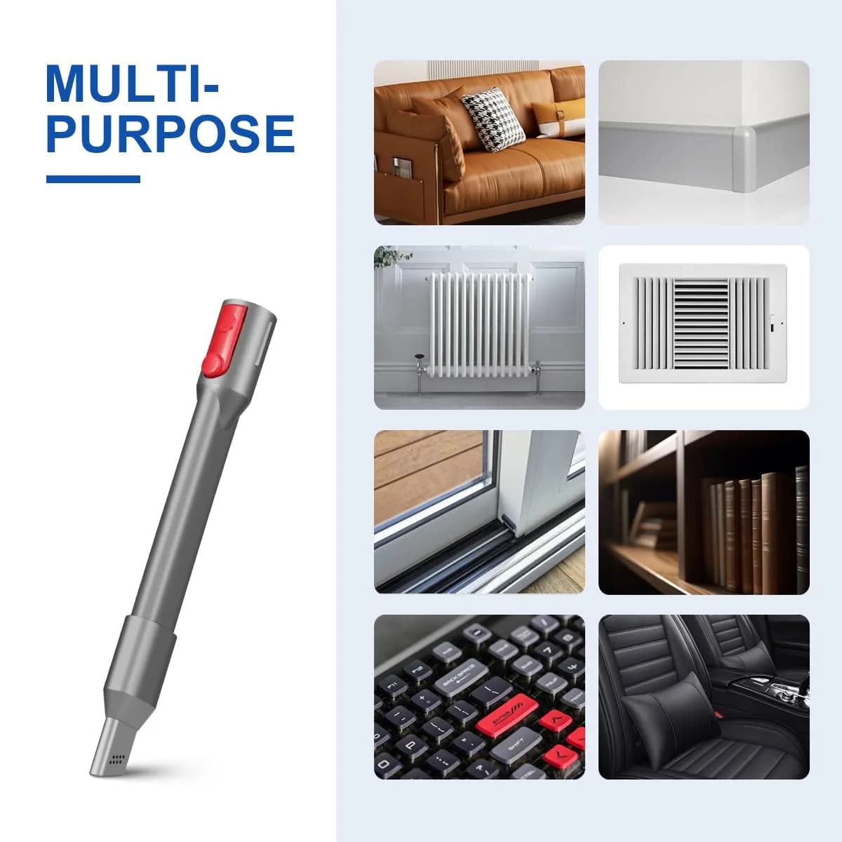 LANMU Crevice Tool Vacuum Attachment for Dyson V15-V7, Gen5 Outsize | Narrow Nozzle Replacement for Hard-to-Reach Spaces - view 5
