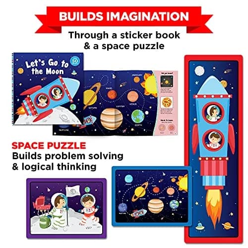 Learnabee Educational Toys & Games for 3 Year Olds | Screen-Free Fun & Learning (257.18 cubic inches, Multicolor) thumbnail 4