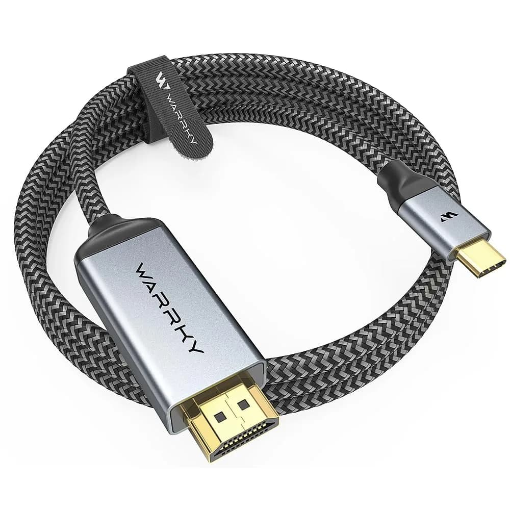 Warrky USB C to HDMI Cable 10FT (3.05m) | 4K@60Hz High-Speed HDR Cord