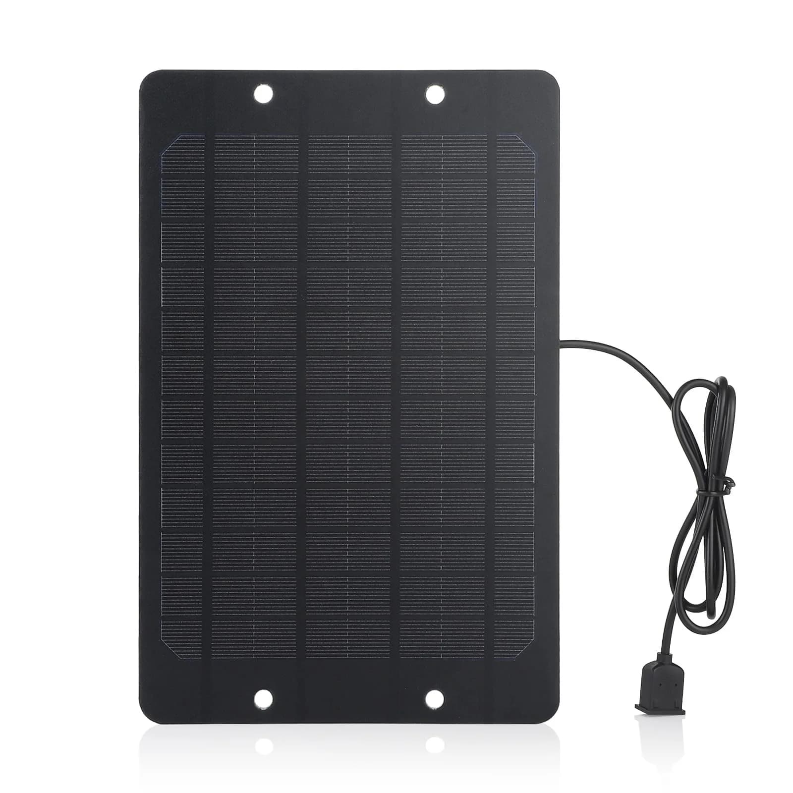 Soshine 6W Mini Solar Panel Charger 25.9cm (10.6") | 5V USB Output for Devices