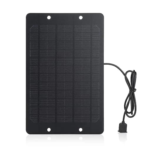 Soshine 6W Mini Solar Panel Charger 25.9cm (10.6") | 5V USB Output for Devices thumbnail 1