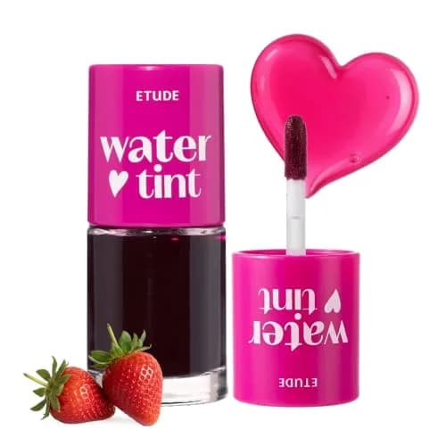ETUDE Dear Darling Water Tint Lip and Cheek Stain, Strawberry Ade, 9g | Smudge-Proof & Long-Lasting Lip & Cheek Color thumbnail 1