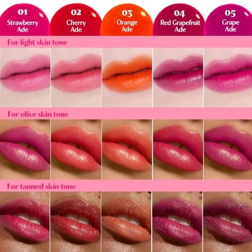 ETUDE Dear Darling Water Tint Lip and Cheek Stain, Strawberry Ade, 9g | Smudge-Proof & Long-Lasting Lip & Cheek Color thumbnail 3