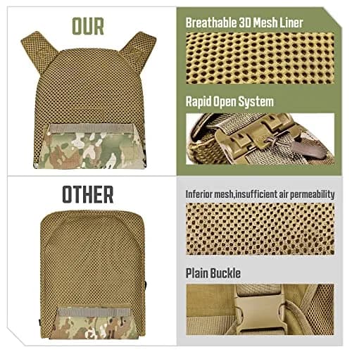 GFIRE Tactical Vest Elite Cp Camo | Adjustable, Breathable, Modular for Training & Outdoor Use thumbnail 6