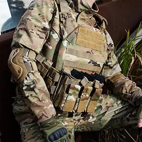 GFIRE Tactical Vest Elite Cp Camo | Adjustable, Breathable, Modular for Training & Outdoor Use thumbnail 7