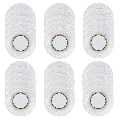 Hidden Sew Magnetic Snaps, 30 Pairs Round PVC Invisible Purse Closures, 1 Inch (2.5cm) Diameter | Strong Magnets for Crafts & Clothing thumbnail 1