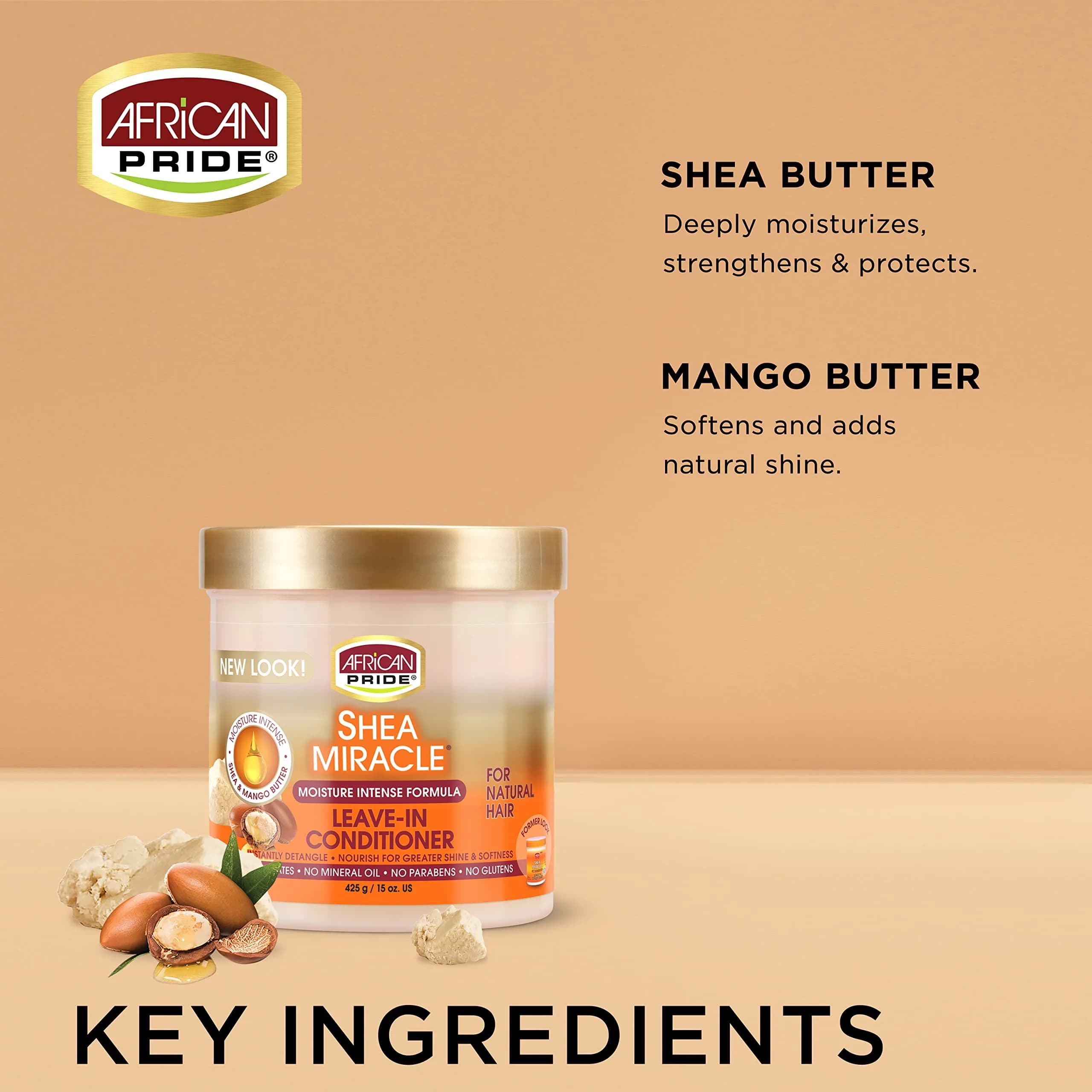 African Pride Shea Miracle Leave In Conditioner 45ml (15 Fl Oz) 3-Pack | Smooths Curls, Coils & Waves - view 3