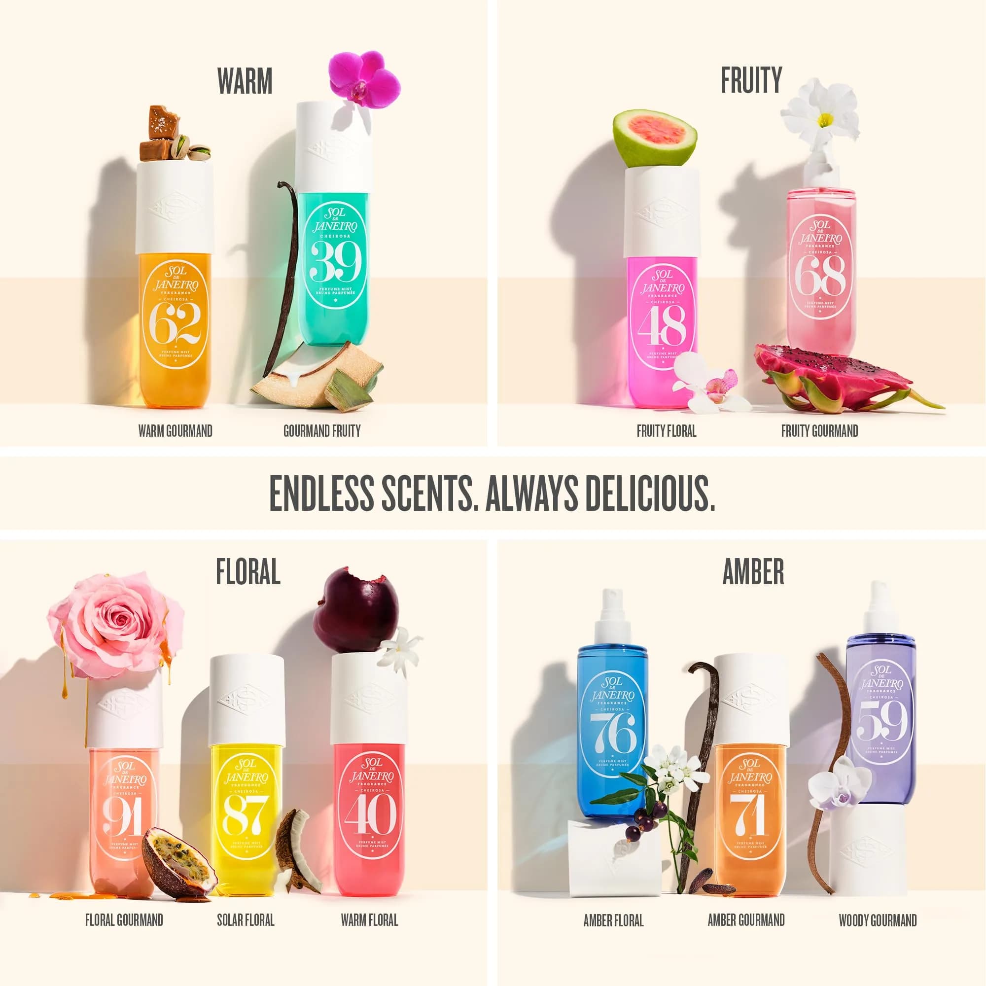 Sol de Janeiro Cheirosa 40 Hair & Body Fragrance Mist 240ml (8.1 fl oz) | Warm Floral Scent - view 9