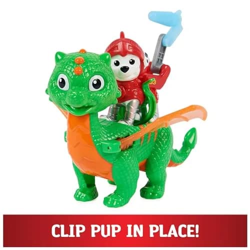 Paw Patrol Rescue Knights Marshall and Dragon Jade Action Figures Set | Ages 3+ thumbnail 3