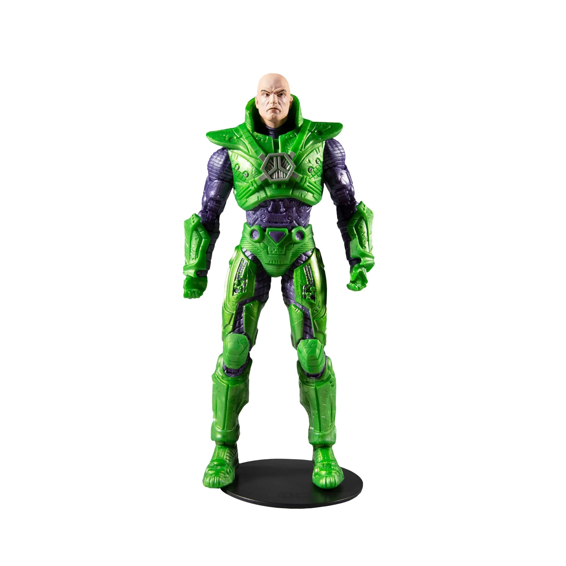 McFarlane Toys DC Multiverse Lex Luthor Green Power Suit 7" Action Figure | Ultra Articulation